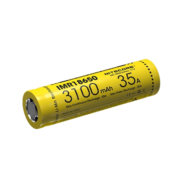 Nitecore 18650 IMR18650 3100mAh 35A Li Lon Batteri