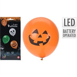 Halloween LED Balloner med Farveskift 24 timer, 3 stk.