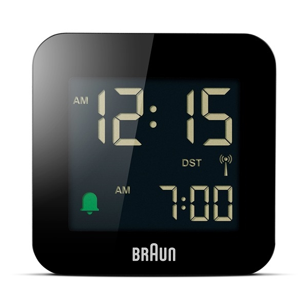 Braun Radio Vækkeur, Sort