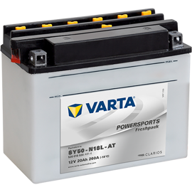 Varta 520 016 020 MC batteri 12 volt 20Ah (+pol til højre) 