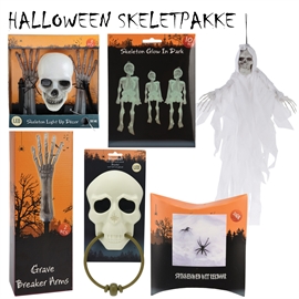 Halloween Skeletpakke, 6 Dele